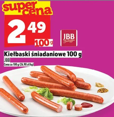 Kiełbaski śniadaniowe promocja w TOPAZ