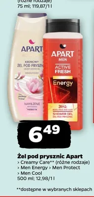 Żel pod prysznic Apart Men Cool promocja w Netto