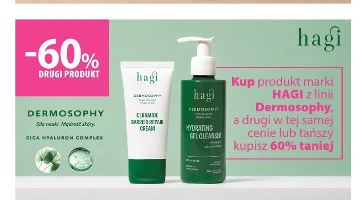 Krem do twarzy Hagi Dermosophy Ceramide Barrier Repair promocja w Hebe