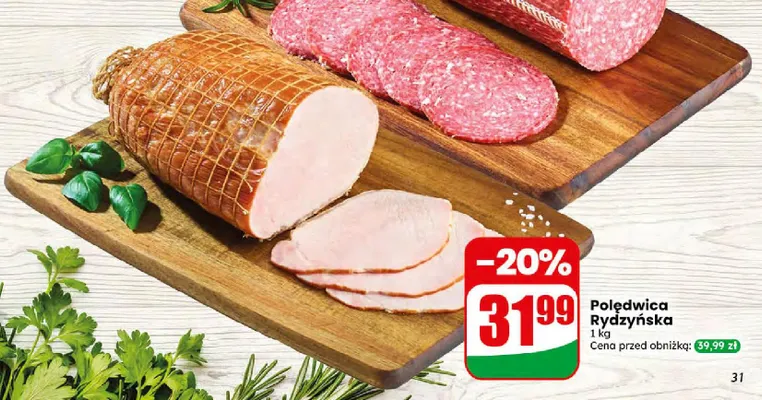 Polędwica Rydzyńska Agro Rydzyna promocja w Dino
