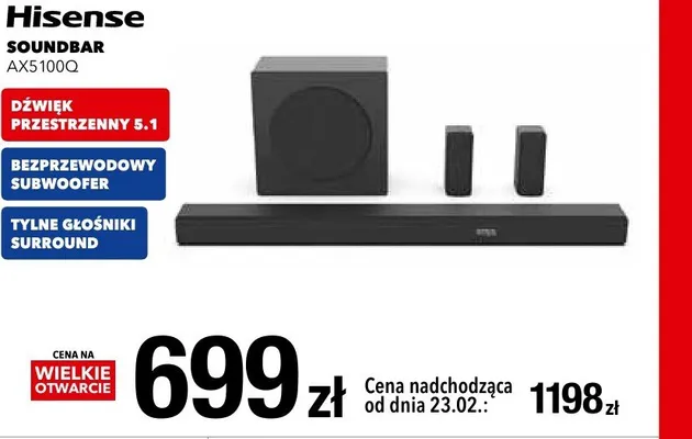 Soundbar AS100Q promocja w RTV EURO AGD