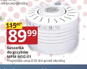 Suszarka do grzybów Mpm MSG-01 promocja w Prymus AGD