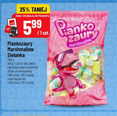 Piankozaury marshmallow Sielanka promocja w POLOmarket