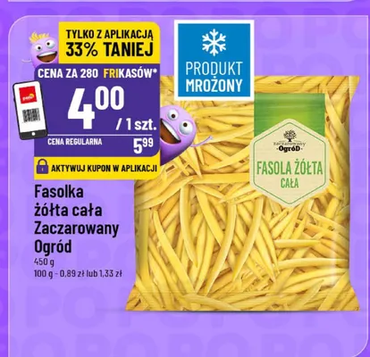 Fasolka żółta cała Zaczarowany Ogród promocja w POLOmarket