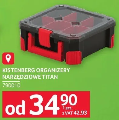 Organizery narzędziowe Titan Kistenberg promocja w Selgros