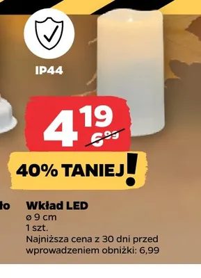 Wkład LED ø 9 cm promocja w Netto