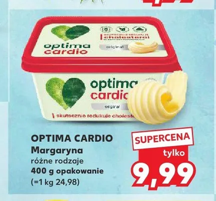 Margaryna Optima Cardio promocja w Kaufland