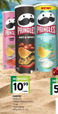 Chipsy Pringles Cream Cheese & Herbs promocja w Intermarche