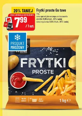 Frytki proste Go tove promocja w POLOmarket