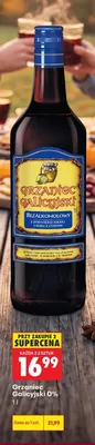 Wino bezalkoholowe Grzaniec Galicyjski promocja w Biedronka