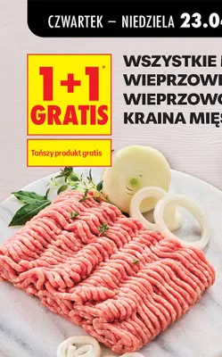 Mięso mielone wieprzowe promocja w Biedronka