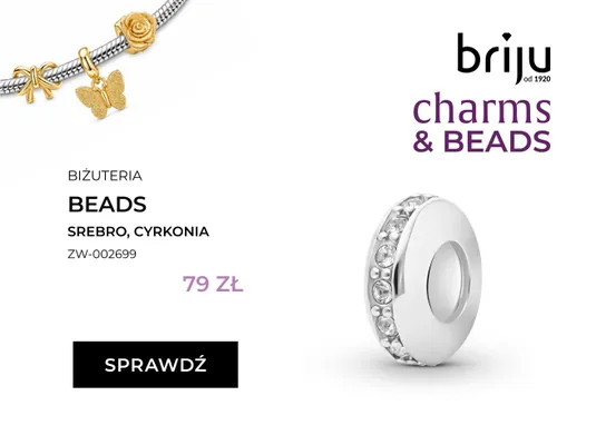 Beads Briju srebro cyrkonia promocja w Briju