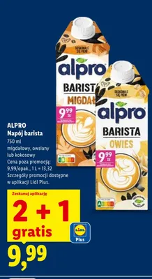 Napój barista kokosowy promocja w Lidl