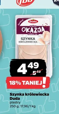 Szynka królewiecka Duda promocja w Netto