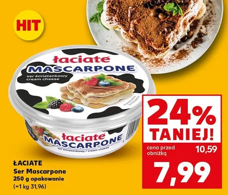 Ser Mascarpone opakowanie promocja w Kaufland