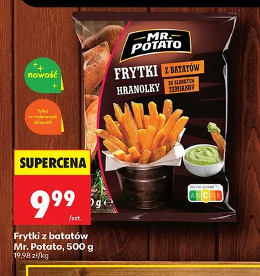 Frytki z batatów promocja w Biedronka