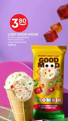 Lody GOOD MOOD Plombir z galaretkami promocja w Żabka