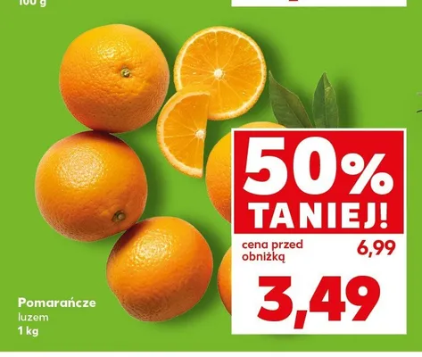Pomarańcze luzem promocja w Kaufland