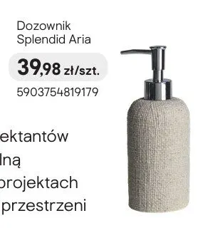Dozownik mydła Splendid Aria promocja w Castorama
