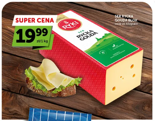 Ser Rycka Gouda blok Ryki promocja w ABC