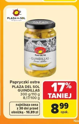 Papryczki ostre Plaza del Sol Guindillas promocja w Carrefour