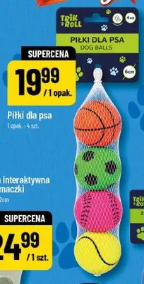 Piłki dla psa Trik & Roll promocja w POLOmarket