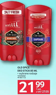 Dezodorant Old Spice stick 85 ml promocja w Selgros