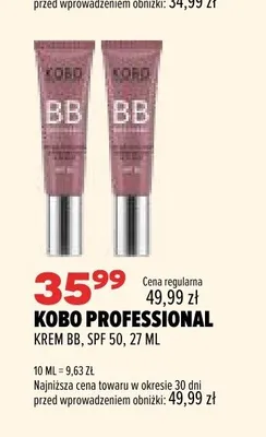 Krem BB Kobo Professional SPF 50 promocja w Drogerie Natura