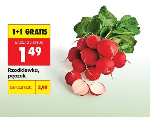 Rzodkiewka promocja w Biedronka