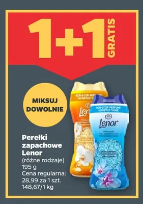 Perełki zapachowe Lenor promocja w Netto