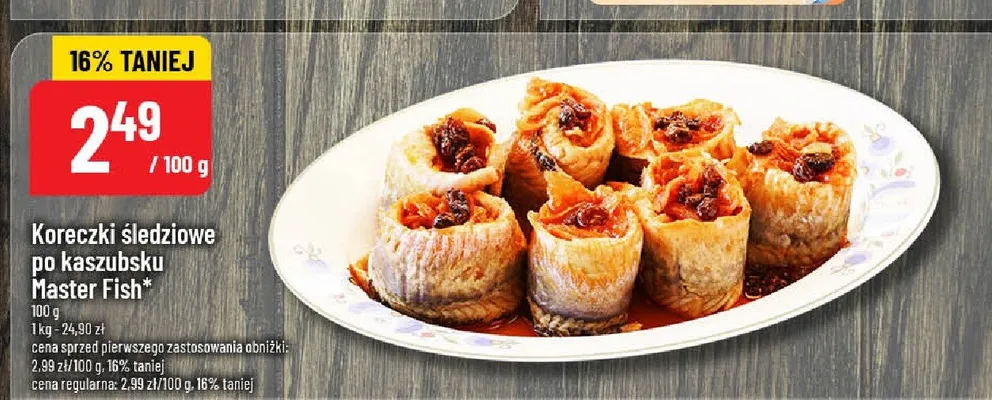 Koreczki śledziowe po kaszubsku promocja w POLOmarket