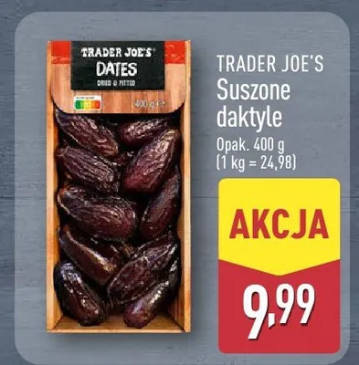 Suszone daktyle promocja w Aldi