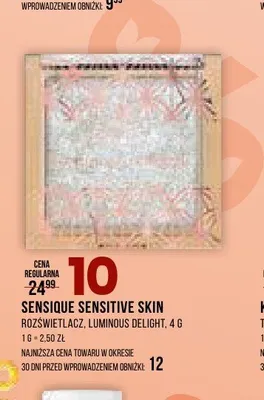 Rozświetlacz Sensique Sensitive Skin Luminous Delight promocja w Drogerie Natura