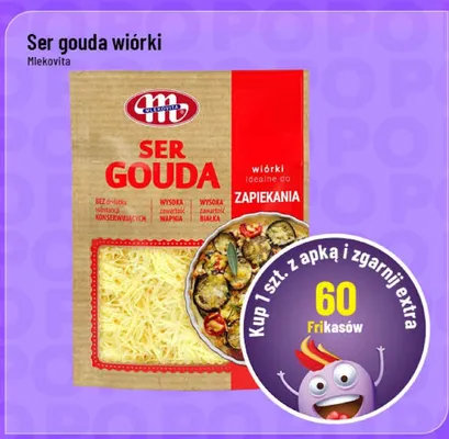 Ser gouda wiórki promocja w POLOmarket