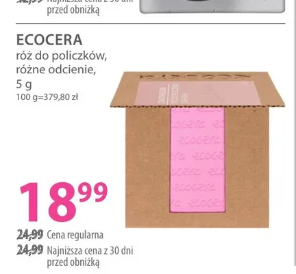Róż do policzków ECOCERA promocja w Hebe