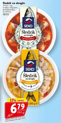 Śledź na okrągło w oleju wiejskim, po kaszubsku, ze śliwką promocja w Prim Market