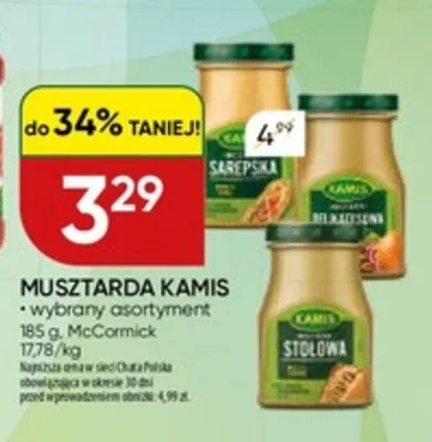 Musztarda kamis promocja w Chata Polska
