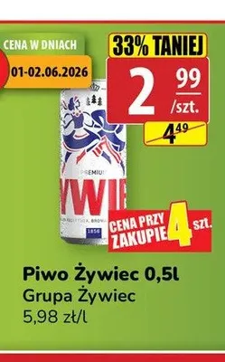 Piwo Żywiec Premium promocja w API Market