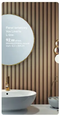 Panel lamelowy Vox Linerio L-line promocja w Castorama