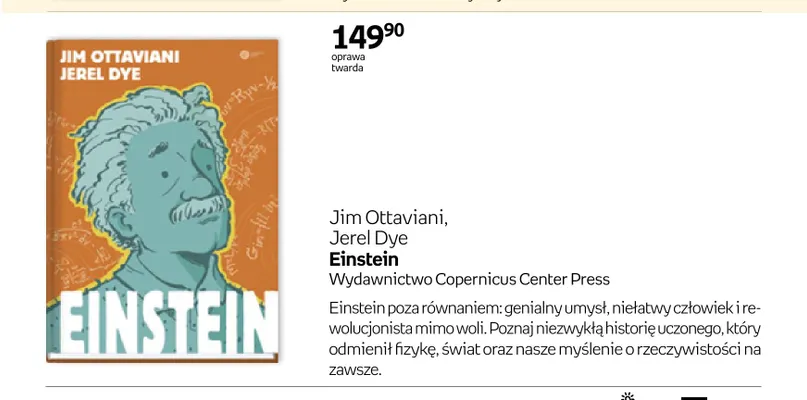 Komiks Einstein promocja w Empik