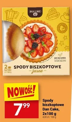Spody biszkoptowe jasne Dan Cake promocja w Twój Market