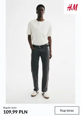 Regular Jeans H & M promocja w H&M