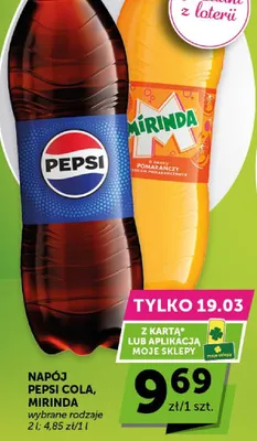 Napój Pepsi Cola promocja w Groszek