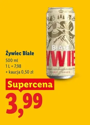 Piwo Żywiec Białe promocja w Lidl