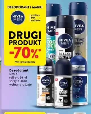 Dezodorant spray Nivea Men promocja w Intermarche