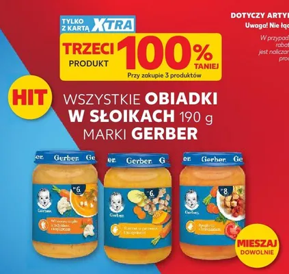 Obiadki w słoikach 190g promocja w Kaufland