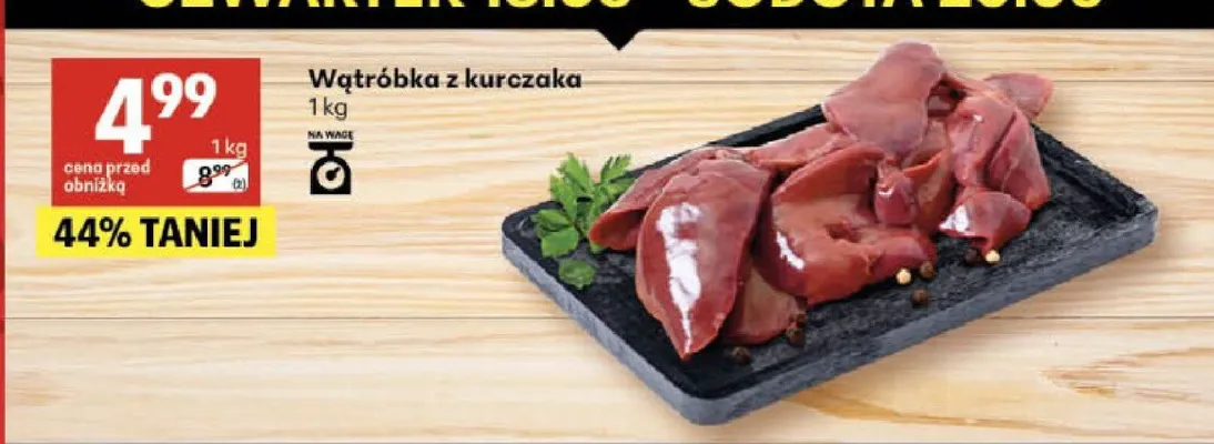 Wątróbka z kurczaka promocja w Delikatesy Centrum