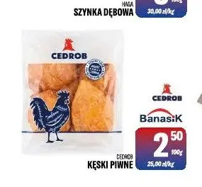 Kęski piwne Cedrob promocja w Tomi Markt
