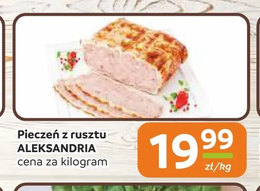 Pieczeń z rusztu Aleksandria promocja w Społem Częstochowa