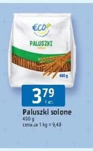Paluszki solone Eco+ promocja w Leclerc
